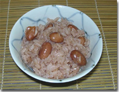 金時豆入り赤飯