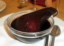 洋ナシ赤ワイン煮